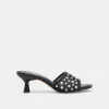 MEEZA PEARL HEELS ONYX MESH sold by Dolce Vita