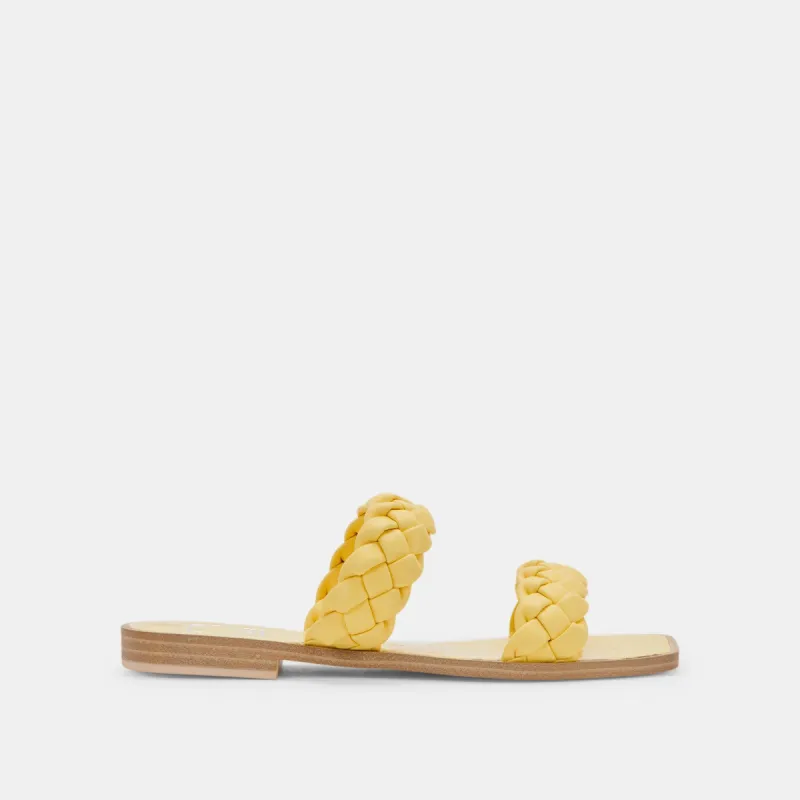INDY SANDALS YELLOW STELLA sold by Dolce Vita