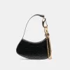 SILVIE SHOULDER BAG BLACK CROCO STELLA sold by Dolce Vita