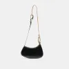 SILVIE SHOULDER BAG BLACK CROCO STELLA sold by Dolce Vita