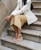 GEMINI WEDGES IVORY LEATHER sold by Dolce Vita