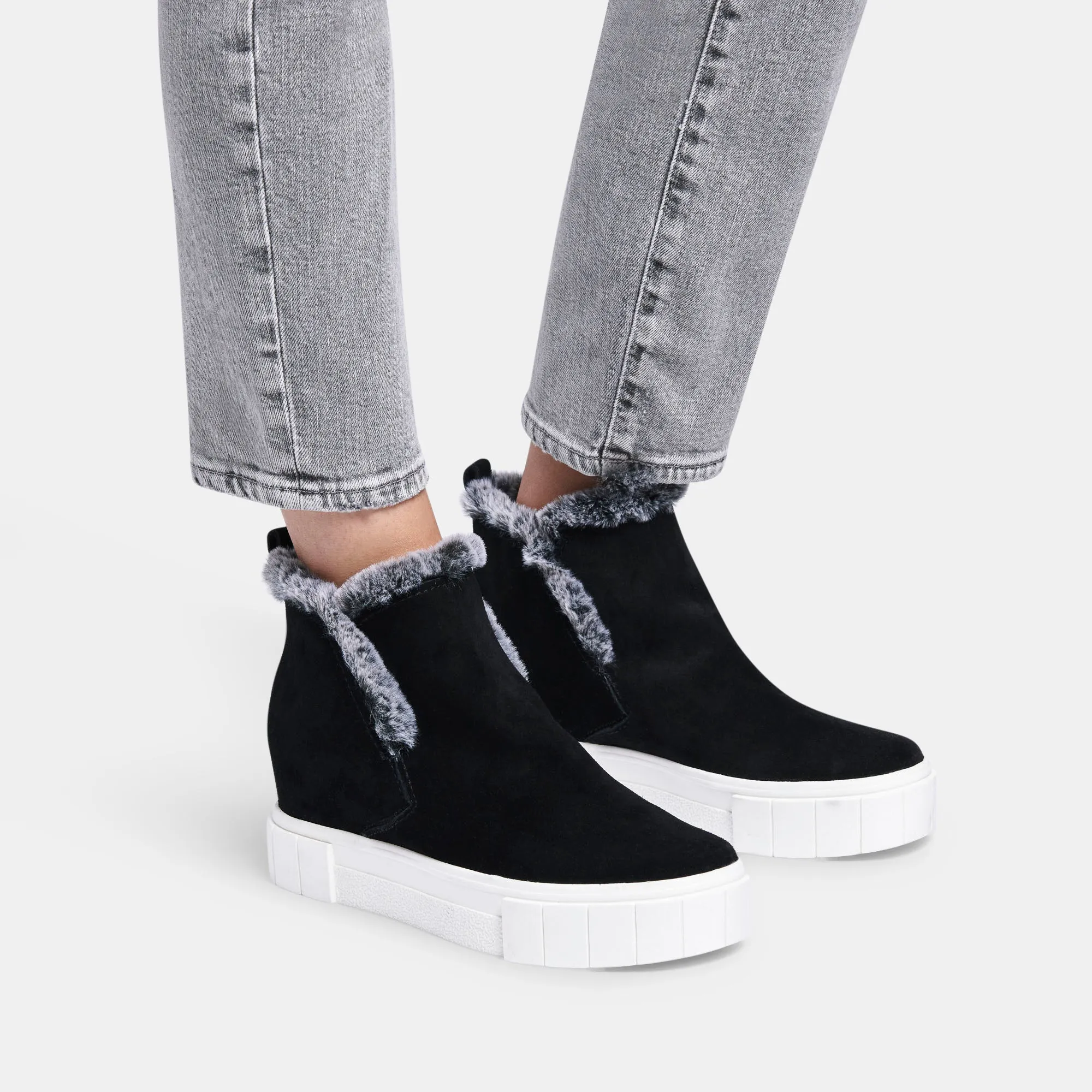 ZALI SNEAKERS BLACK SUEDE - re:vita sold by Dolce Vita product image thumbnail 2
