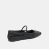 REYES CRYSTAL BALLET FLATS BLACK METALLIC CRYSTAL sold by Dolce Vita
