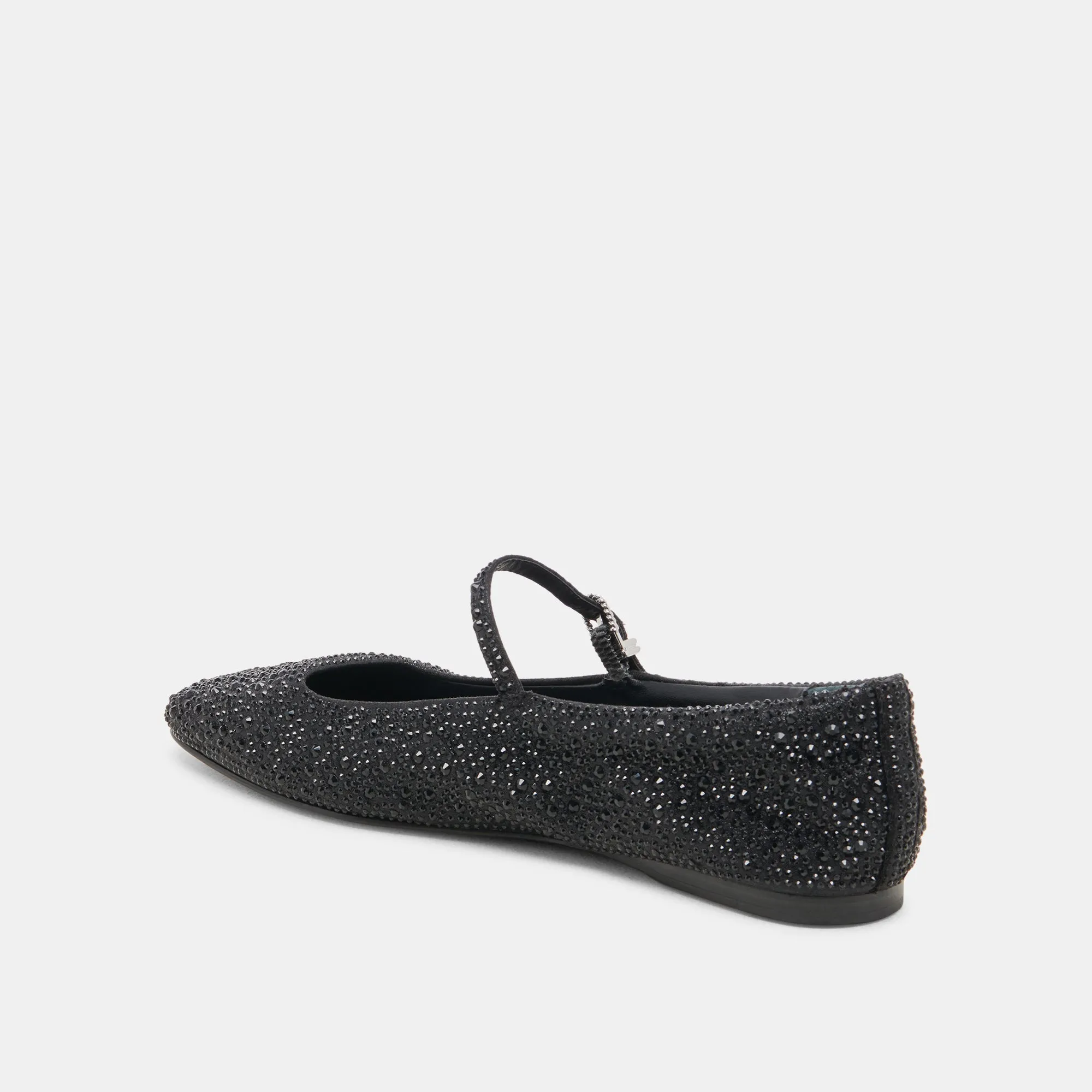 REYES CRYSTAL BALLET FLATS BLACK METALLIC CRYSTAL sold by Dolce Vita product image thumbnail 5