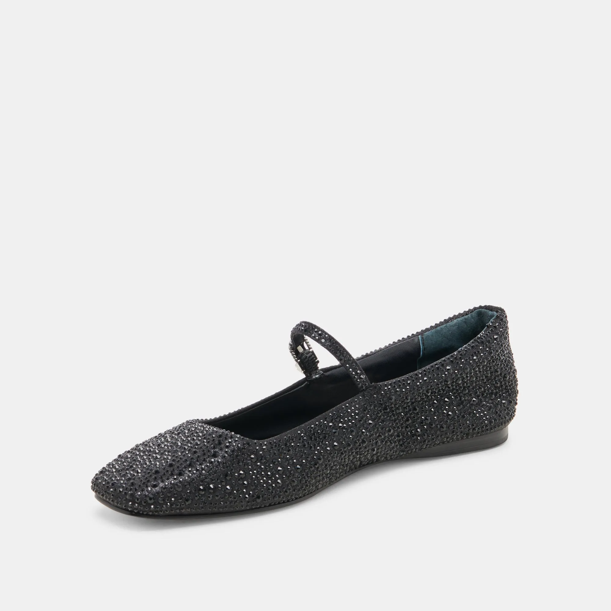 REYES CRYSTAL BALLET FLATS BLACK METALLIC CRYSTAL sold by Dolce Vita product image thumbnail 4