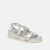 STARLA SANDALS SILVER DISTRESSED LEATHER sold by Dolce Vita