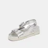 STARLA SANDALS SILVER DISTRESSED LEATHER sold by Dolce Vita