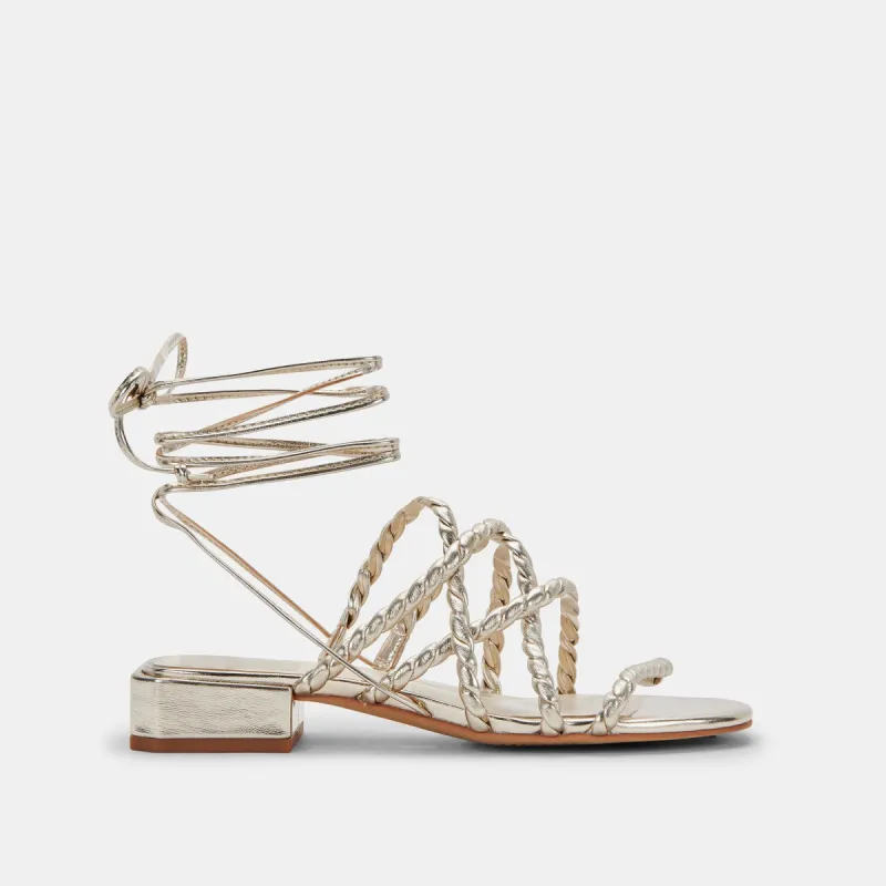 HAYLEY SANDALS GOLD METALLIC STELLA sold by Dolce Vita