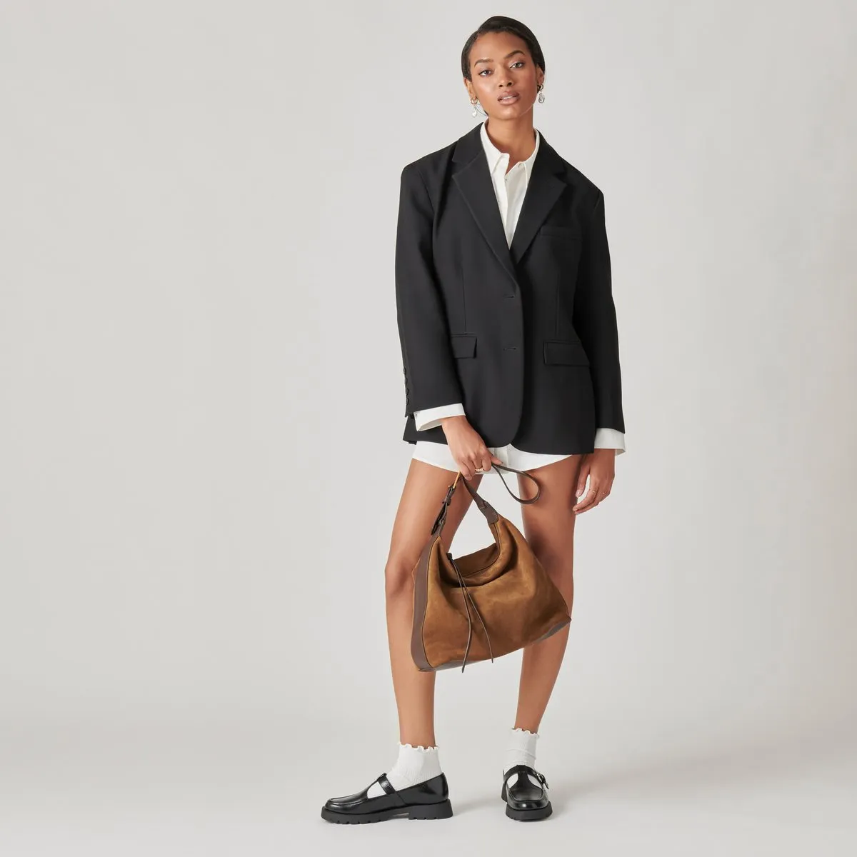 HANA SHOULDER BAG TOBACCO SUEDE sold by Dolce Vita product image thumbnail 4