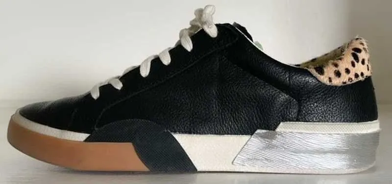 ZINA SNEAKERS BLACK MULTI LEATHER - re:vita sold by Dolce Vita product image thumbnail 4
