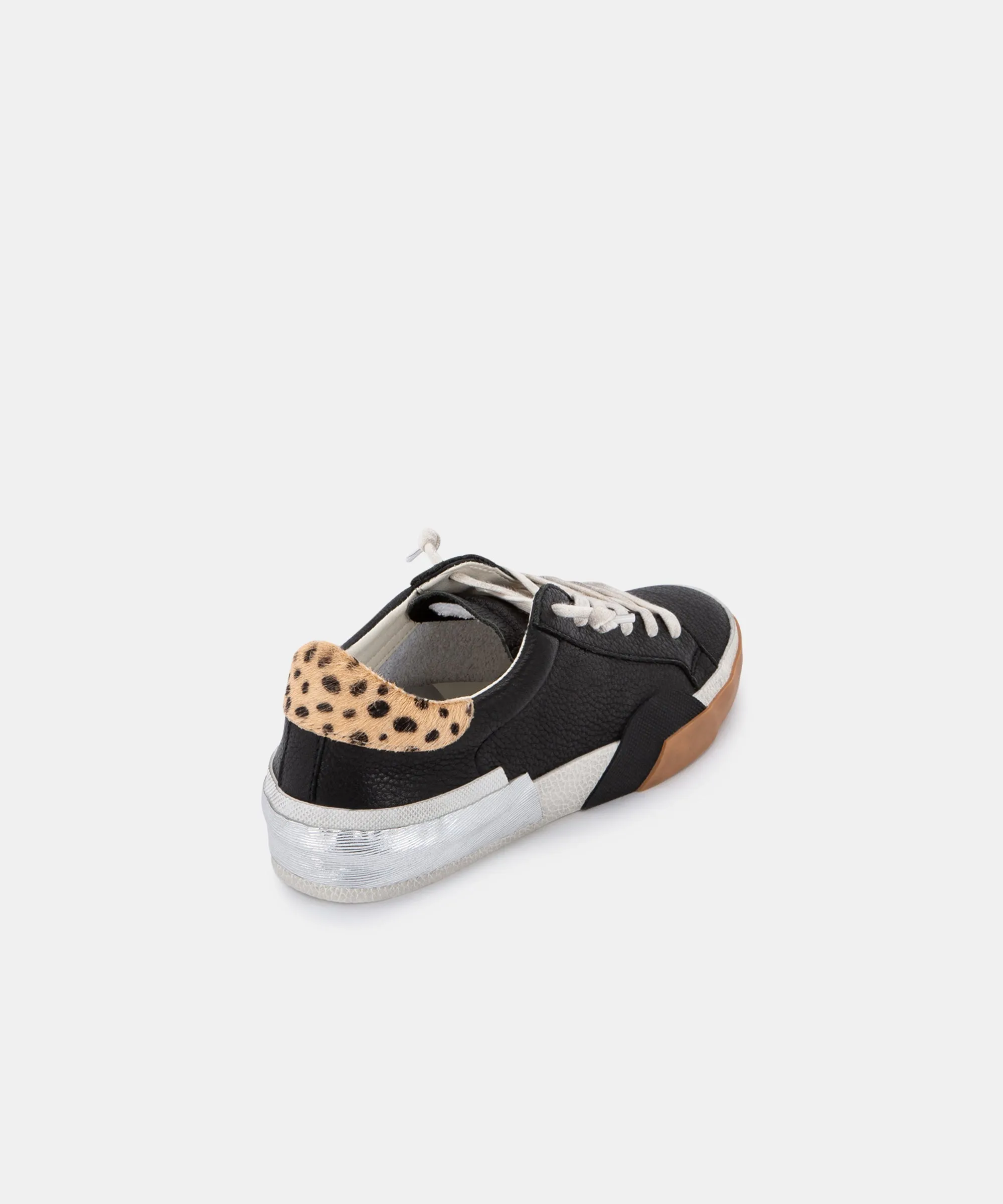 ZINA SNEAKERS BLACK MULTI LEATHER - re:vita sold by Dolce Vita product image thumbnail 3