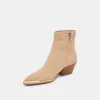 NONAH BOOTIES TAN SUEDE sold by Dolce Vita