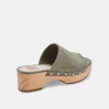 DORADO MULES IN SAGE SUEDE - re:vita sold by Dolce Vita