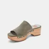 DORADO MULES IN SAGE SUEDE - re:vita sold by Dolce Vita