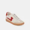 NOTICE SNEAKERS WHITE RED LEATHER sold by Dolce Vita