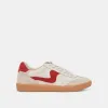 NOTICE SNEAKERS WHITE RED LEATHER sold by Dolce Vita