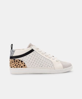 NIKKO SNEAKERS IN WHITE STUDDED SUEDE - re:vita sold by Dolce Vita