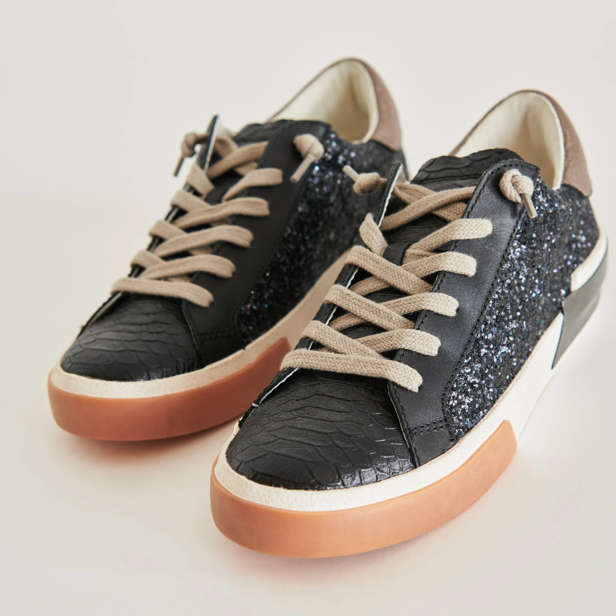 ZINA SNEAKERS BLACK SHIMMER GLITTER sold by Dolce Vita product image thumbnail 4