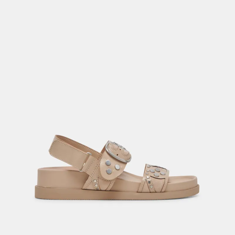 SABBIE STUD SANDALS DUNE CRINKLE PATENT sold by Dolce Vita