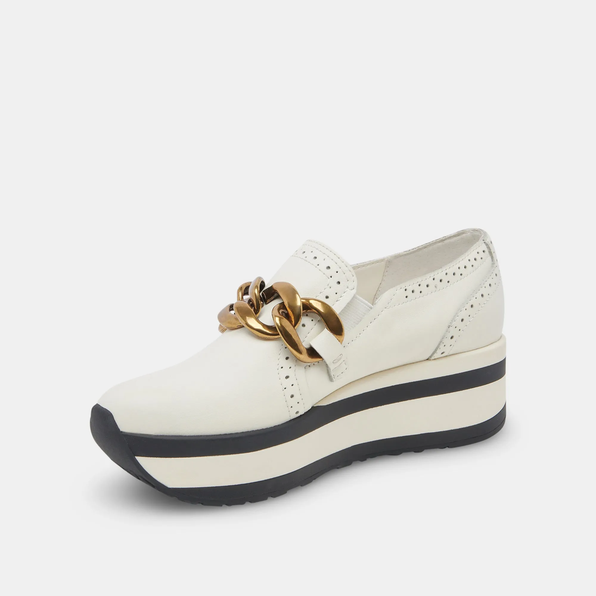 JHENEE SNEAKERS WHITE LEATHER - re:vita sold by Dolce Vita product image thumbnail 4