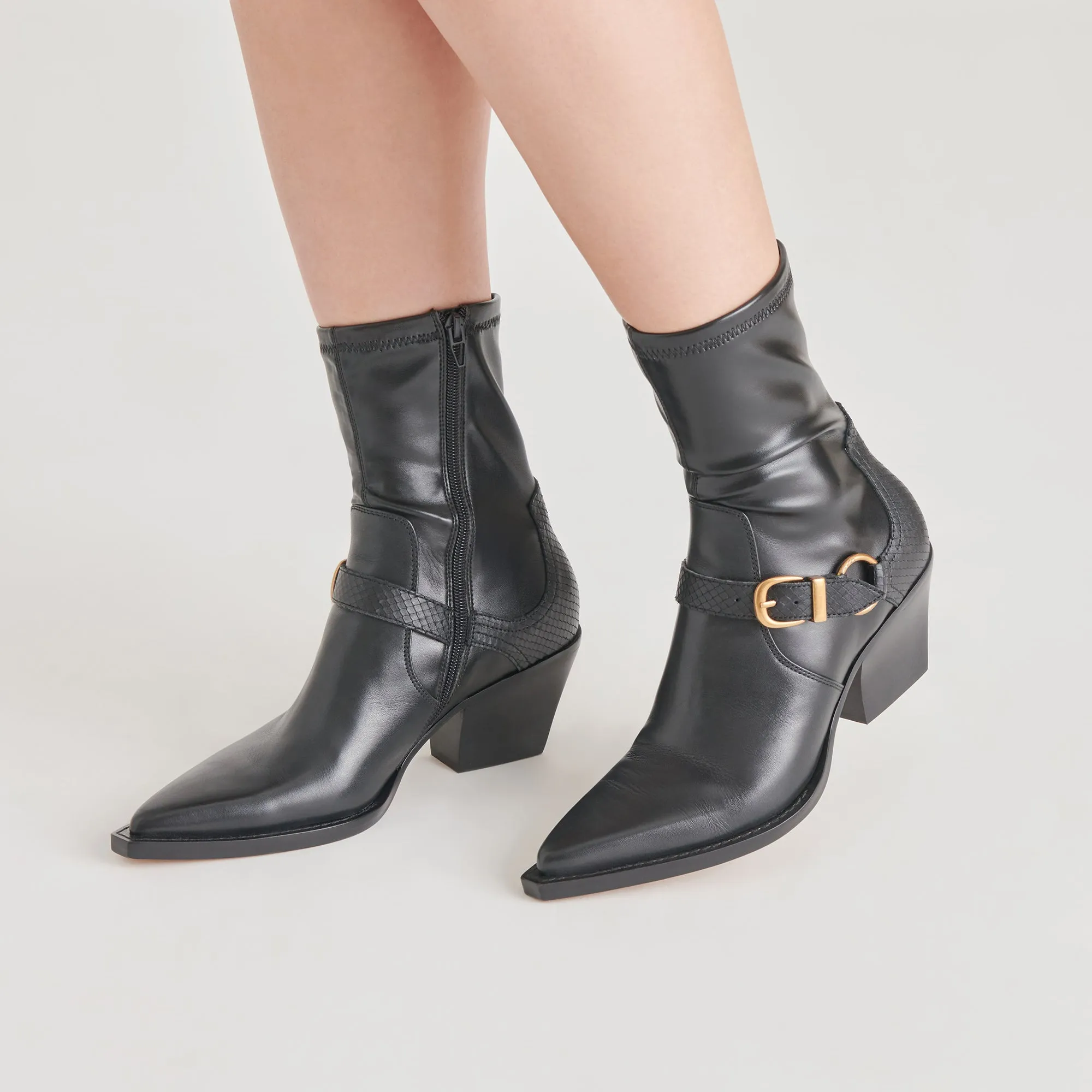 RAVE BOOTS BLACK LEATHER sold by Dolce Vita product image thumbnail 2
