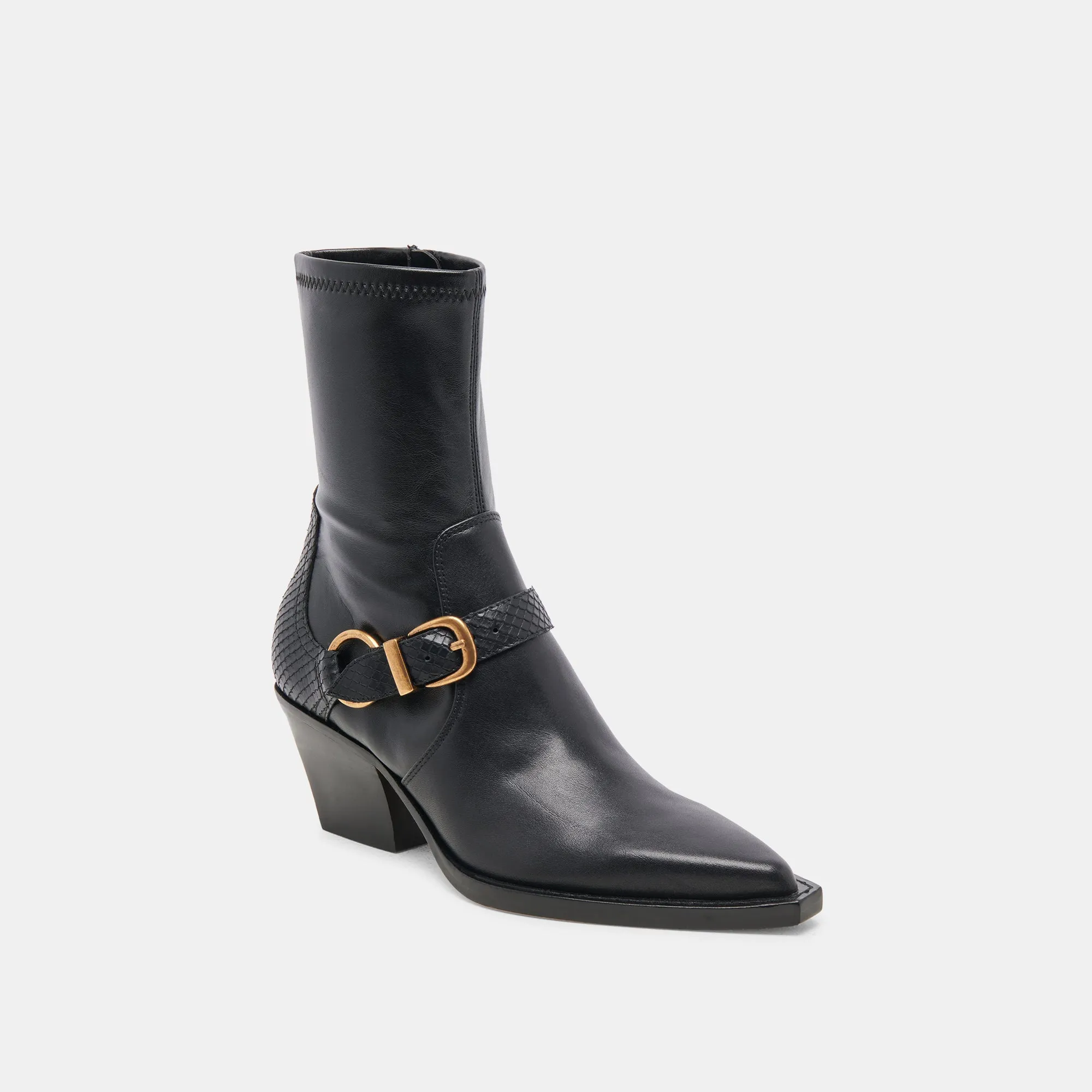 RAVE BOOTS BLACK LEATHER sold by Dolce Vita product image thumbnail 3