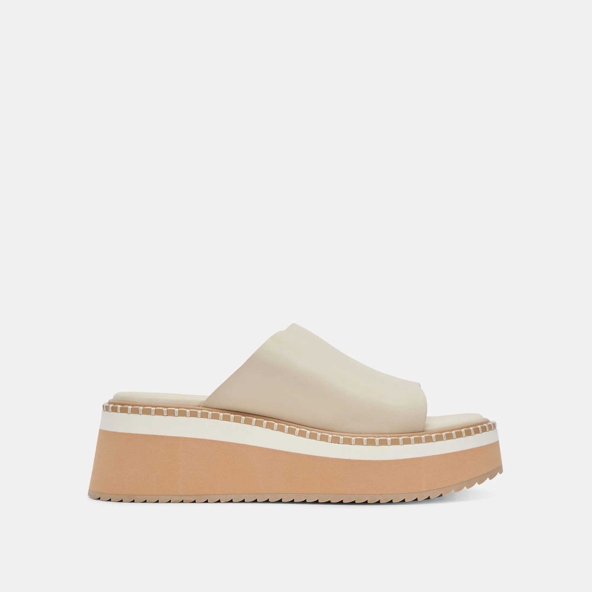 DARCEL SANDALS IVORY LEATHER sold by Dolce Vita