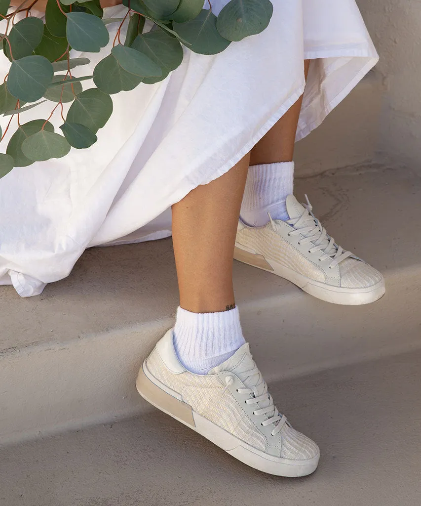 ZINA SNEAKERS BONE RAFFIA - re:vita sold by Dolce Vita product image thumbnail 4