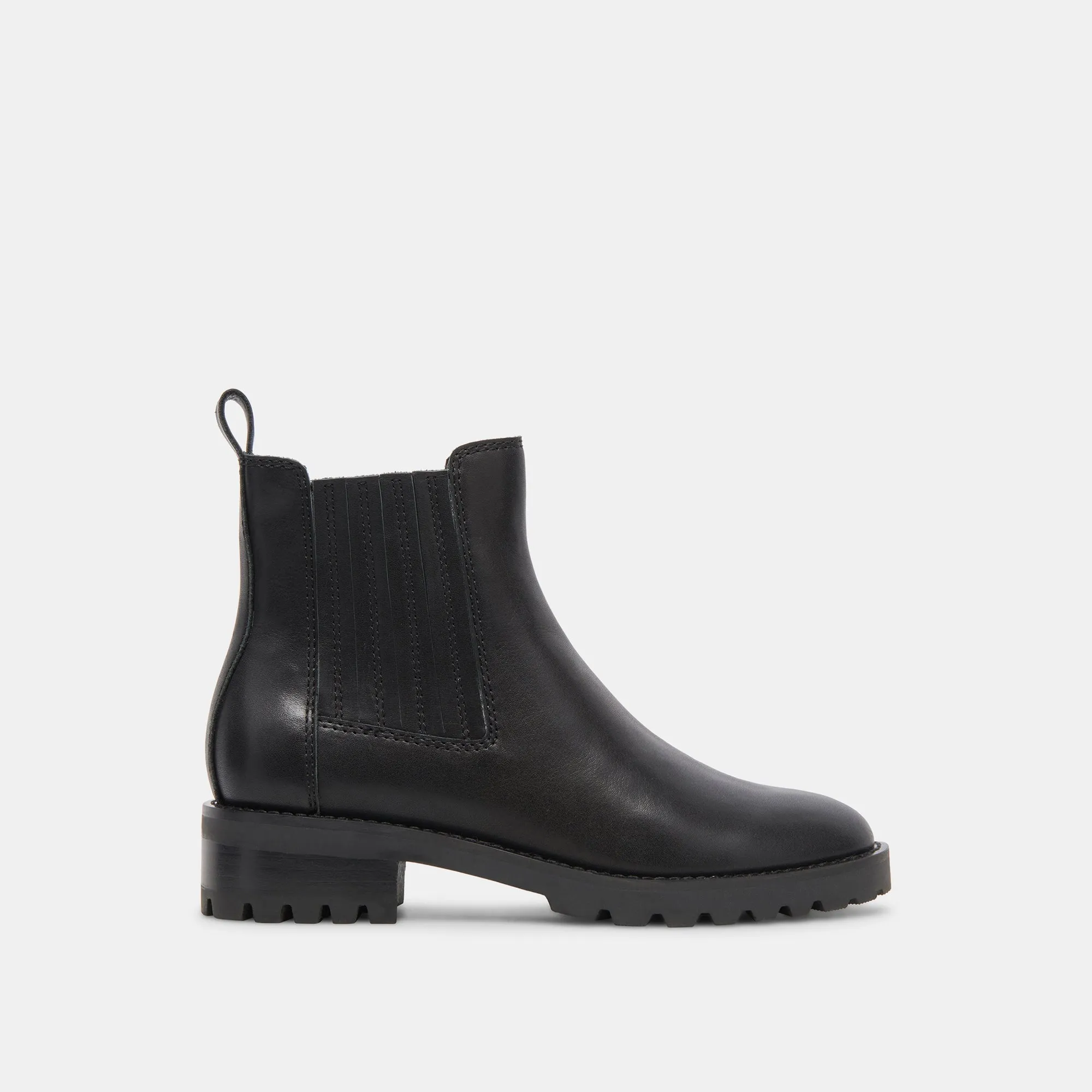 FRAYA H2O BOOTIES BLACK LEATHER sold by Dolce Vita