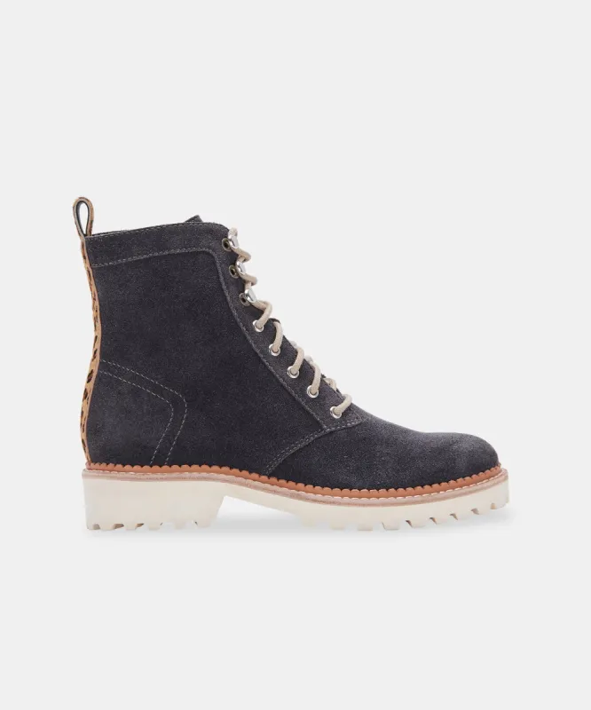 AVENA BOOTS ANTHRACITE SUEDE - re:vita sold by Dolce Vita