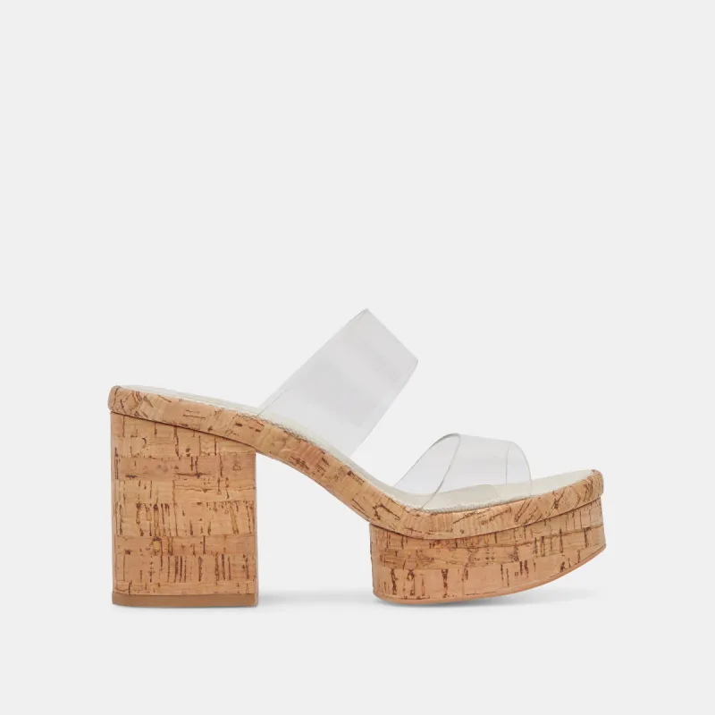 LATOYA HEELS CRYSTAL VINYL sold by Dolce Vita