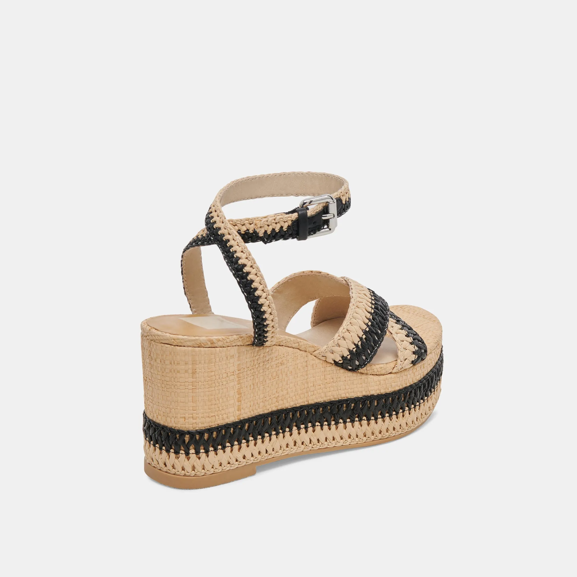 TULANE WEDGES BLACK NATURAL RAFFIA sold by Dolce Vita product image thumbnail 3