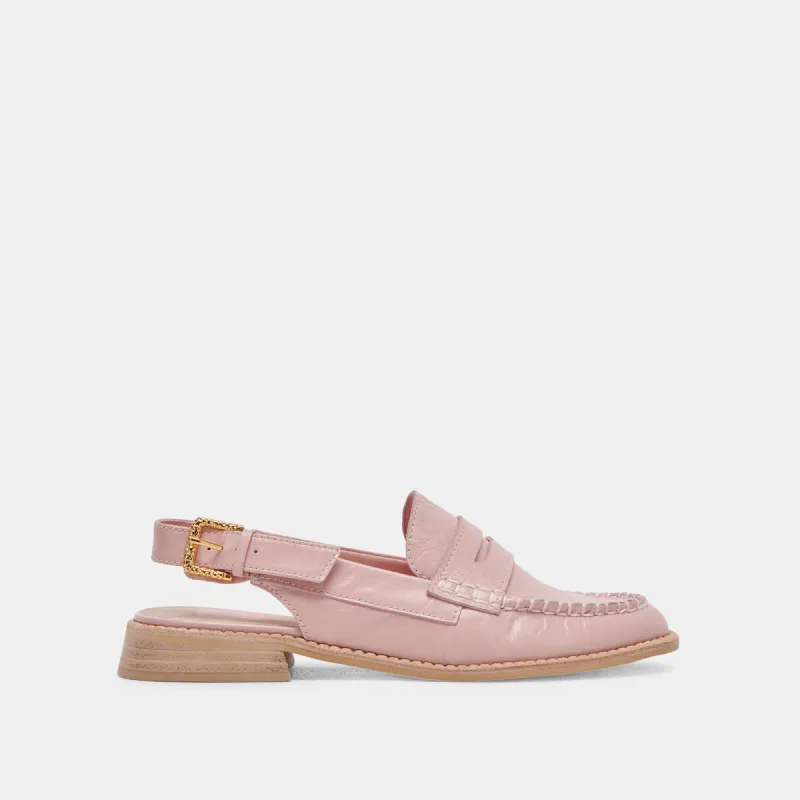 HARDI LOAFERS PINK CRINKLE PATENT sold by Dolce Vita