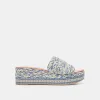 PAZLI SANDALS BLUE MULTI WOVEN sold by Dolce Vita