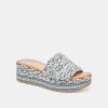 PAZLI SANDALS BLUE MULTI WOVEN sold by Dolce Vita