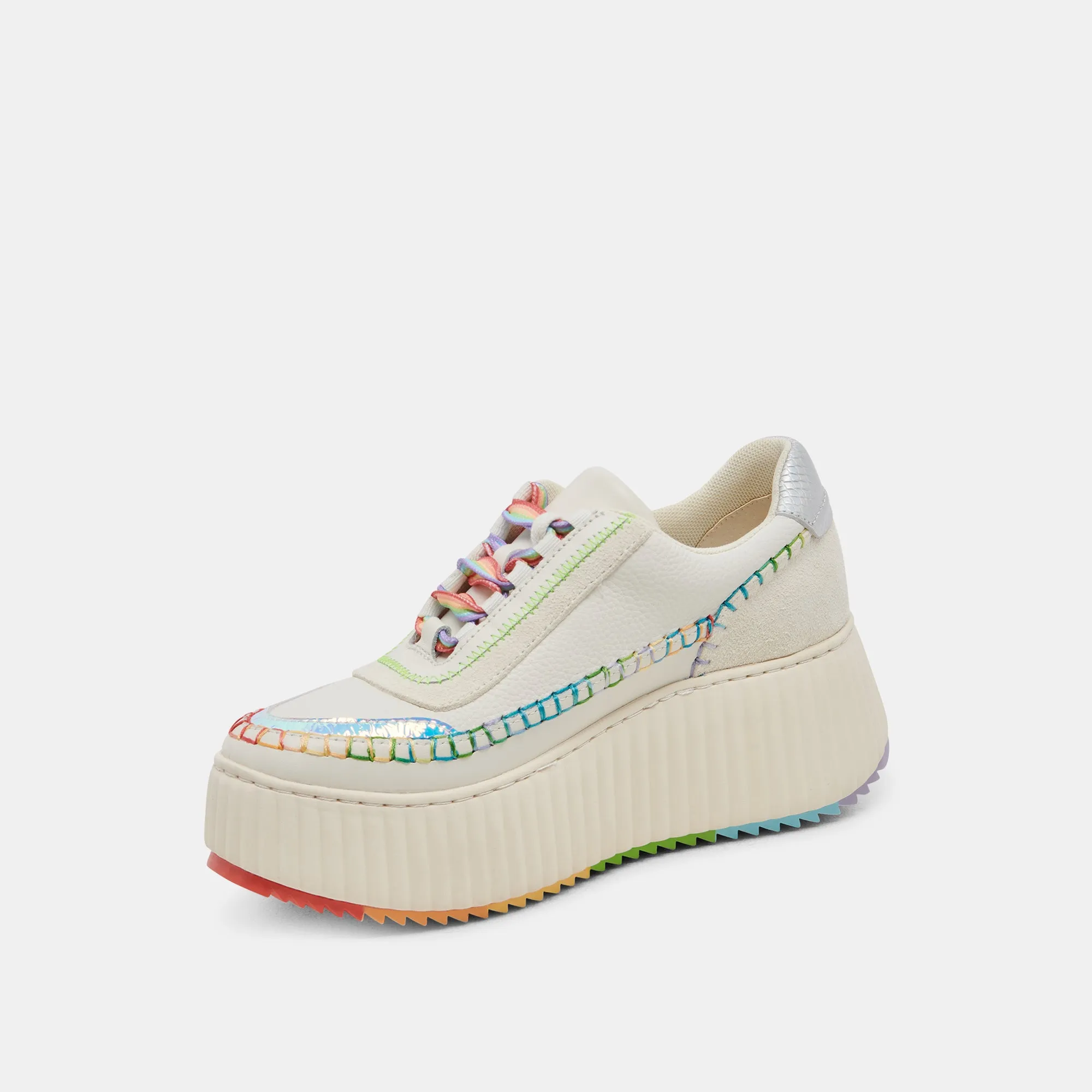 DOLEN PRIDE SNEAKERS WHITE MULTI LEATHER sold by Dolce Vita product image thumbnail 4