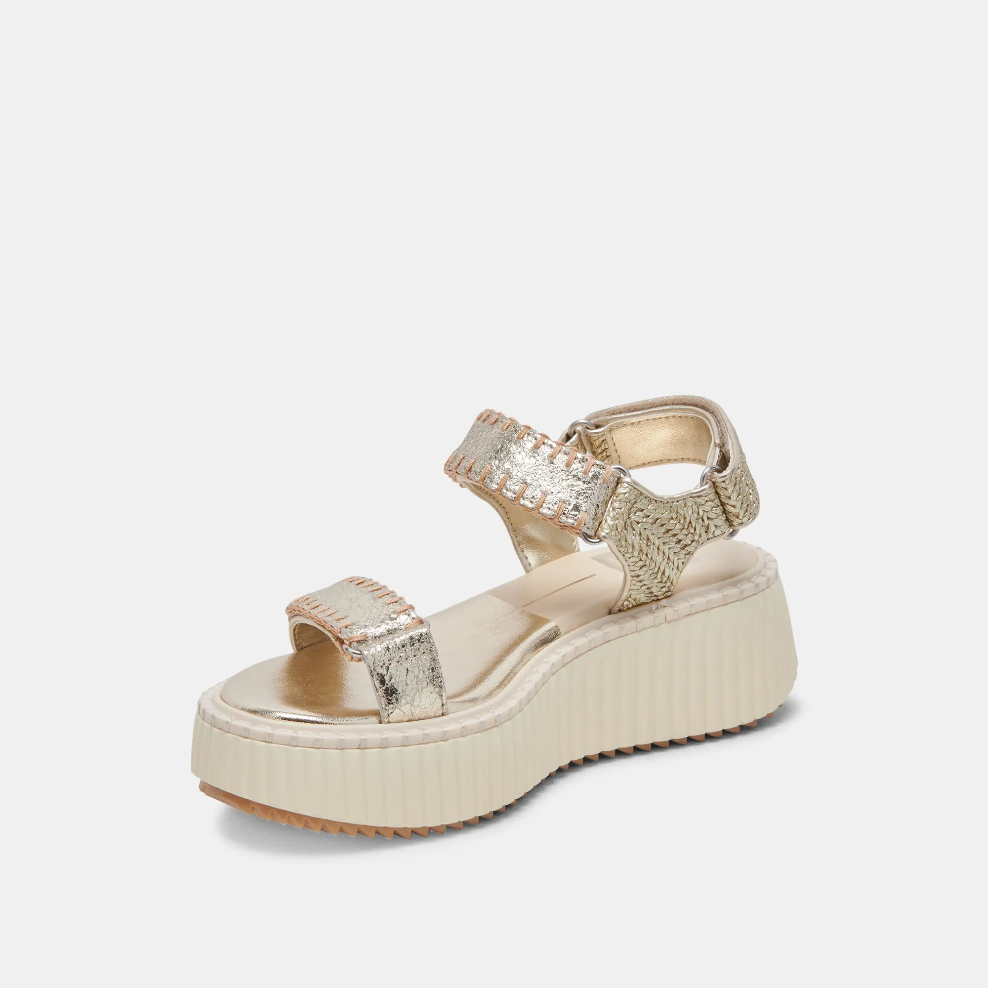 DEBRA SANDALS PLATINUM DISTRESSED LEATHER sold by Dolce Vita product image thumbnail 4