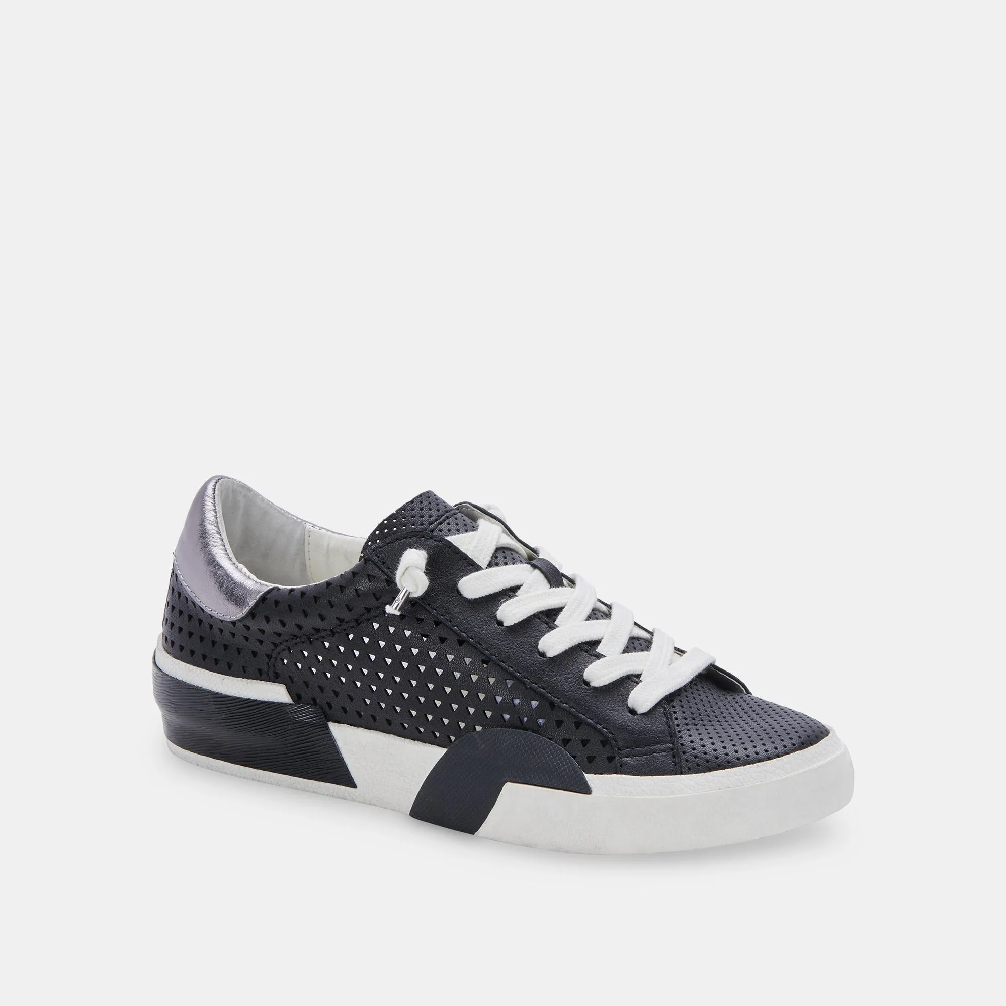ZINA PERFORATED SNEAKERS BLACK PERFORATED LEATHER sold by Dolce Vita product image thumbnail 4