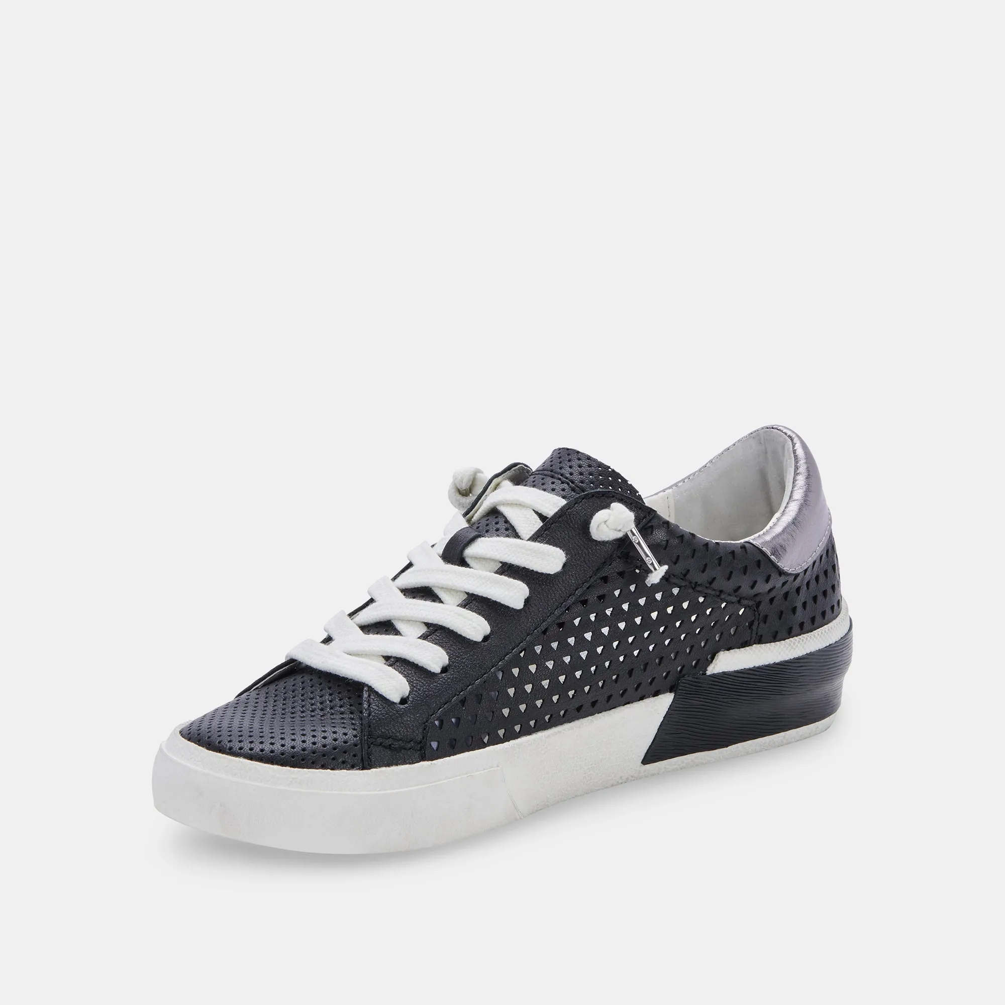 ZINA PERFORATED SNEAKERS BLACK PERFORATED LEATHER sold by Dolce Vita product image thumbnail 5