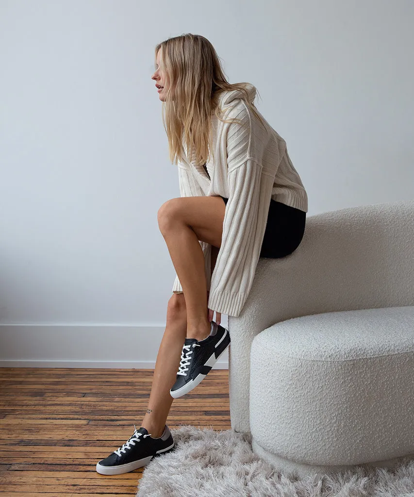 ZINA PERFORATED SNEAKERS BLACK PERFORATED LEATHER sold by Dolce Vita product image thumbnail 2
