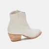 SILMA BOOTIES IVORY NUBUCK - re:vita sold by Dolce Vita