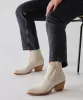 SILMA BOOTIES IVORY NUBUCK - re:vita sold by Dolce Vita