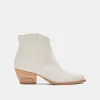 SILMA BOOTIES IVORY NUBUCK - re:vita sold by Dolce Vita