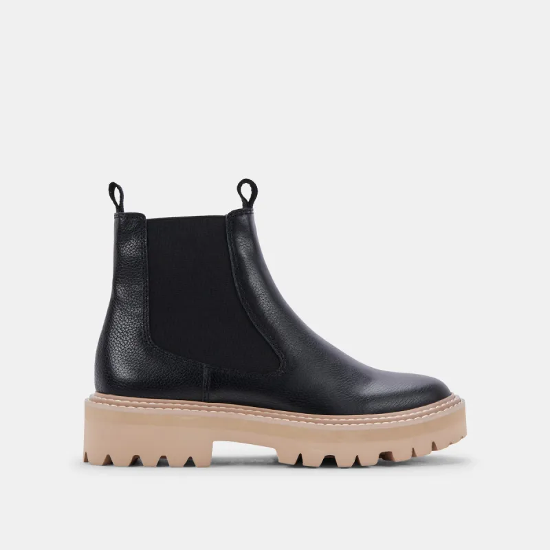 MOANA H2O BOOTS ONYX LEATHER sold by Dolce Vita