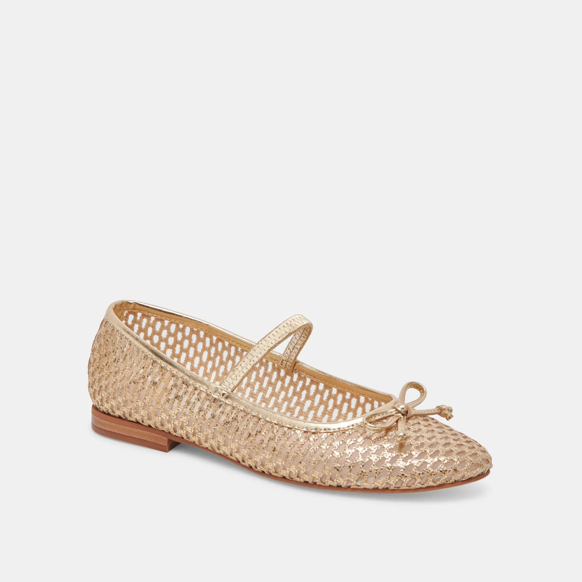CARIN RAFFIA BALLET FLATS GOLD RAFFIA sold by Dolce Vita product image thumbnail 3