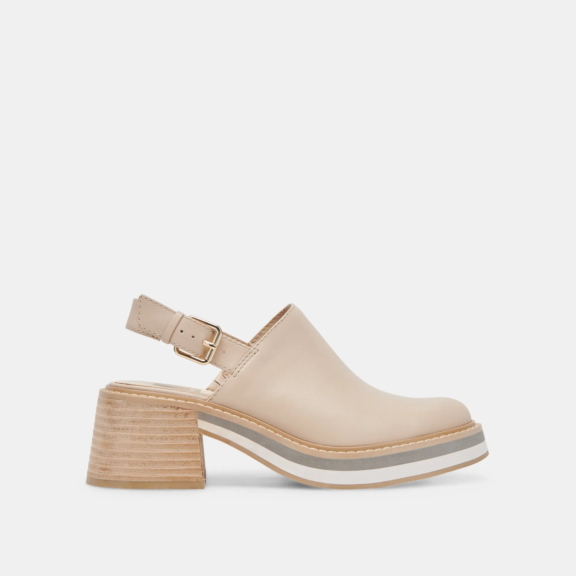 HANIAH HEELS BISCUIT LEATHER sold by Dolce Vita