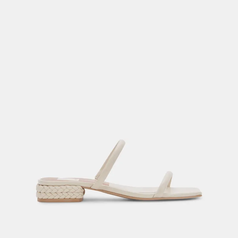 HELNA SANDALS IVORY LEATHER sold by Dolce Vita