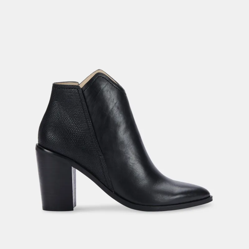 RALLIE BLACK LEATHER sold by Dolce Vita