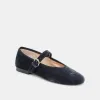 ROSLYN BALLET FLATS DUSTY BLUE VELVET sold by Dolce Vita