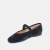 ROSLYN BALLET FLATS DUSTY BLUE VELVET sold by Dolce Vita
